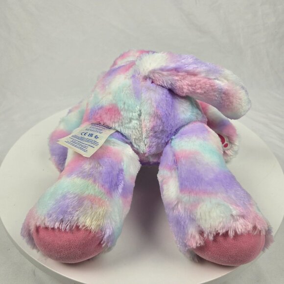 Build a Bear 16” Plush Kitty Cat Pastel Tie Dye Pink Purple Aqua White - Picture 4 of 6